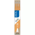 Pilot recharge pour Frixion Ball et Frixion Ball Clicker orange abricot, boîte de 3 pièces