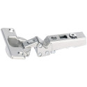 Intermat 9944 W-45 125° vernikkeld opschroefbaar hoekscharnier, zonder soft-close functie en zelfsluitend, voor opliggende deure