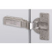 Intermat 9935 95° vernikkeld opschroefscharnier, zonder soft-close, met zelfsluitende functie, voor opdekdeuren tot 43 mm dikte 