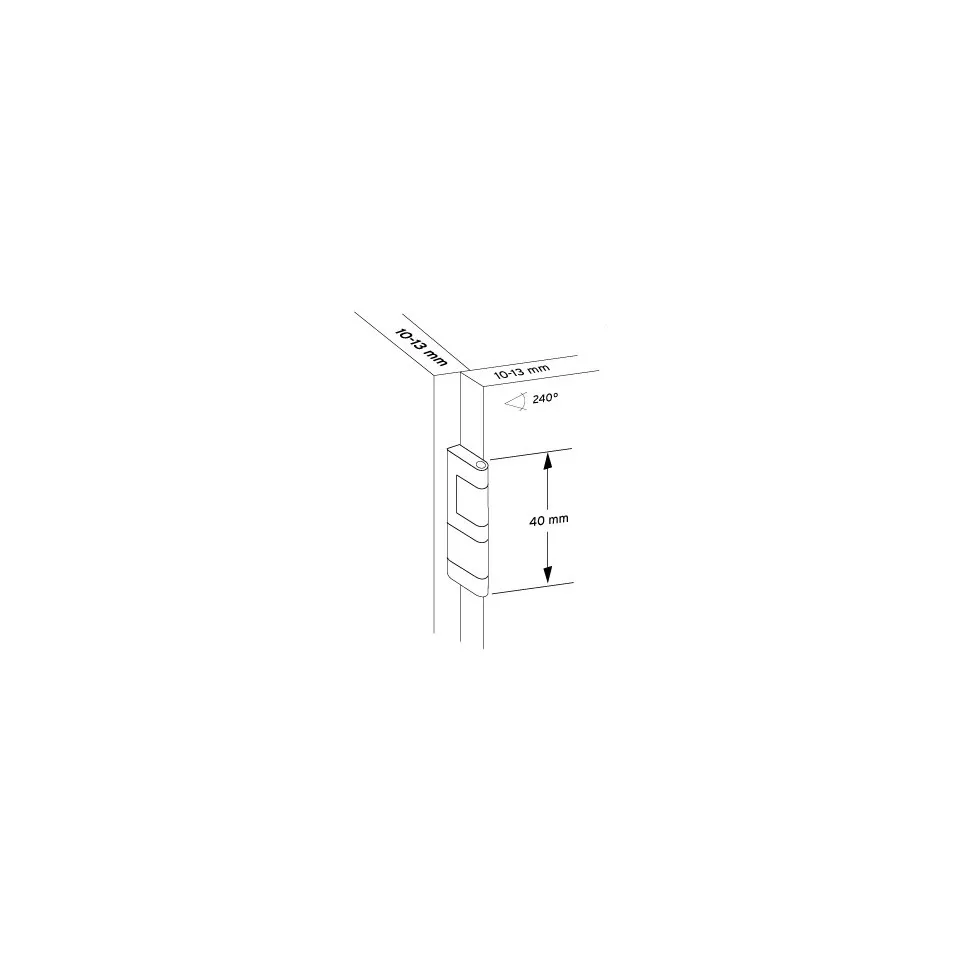 Flat Hinge for Thin and Laminated...
