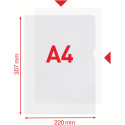 Esselte economy zichtmap, PP, A4, 30% pre-consumer gerecycleerd plastic