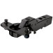 Sensys 8631i 95° zwart obsidiaan scharnier voor montage met uitzetbussen (Ø10x11mm), gedempt en zelfsluitend, voor inliggende de