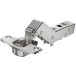 Sensys 8639i W30 95° vernikkeld opschroefbaar hoekscharnier metr soft-close functie en zelfsluitend, voor inliggende deuren / pc