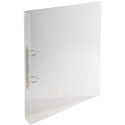 Exacompta classeur à anneaux Crystal, ft A4 maxi, 2 anneaux de 3 cm, cristal