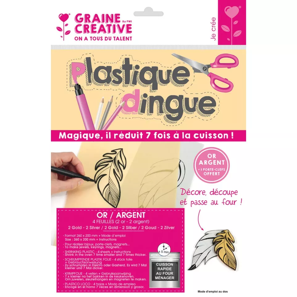 Graine Créative plastique dingue, 2 x...