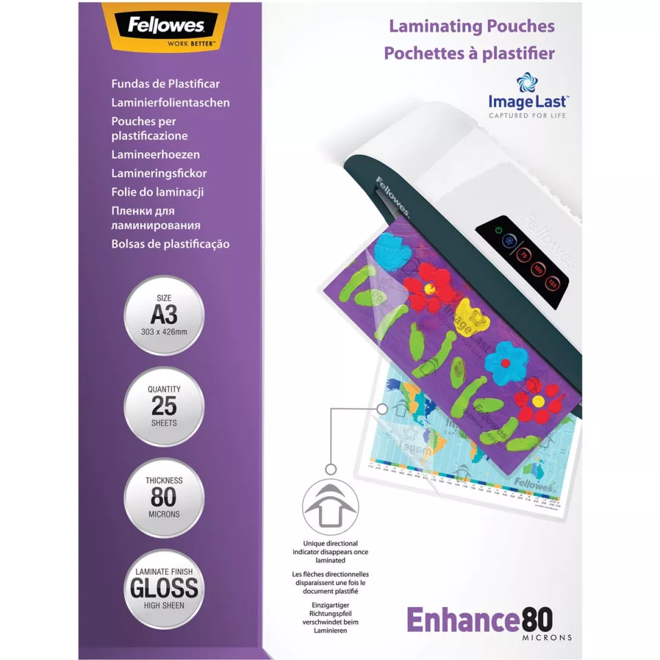 Fellowes lamineerhoezen Enhance80 ft...