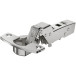 Charnière Sensys 8675 110° nickelée à visser, sans amortissement et sans fermeture automatique (Push to open), pour porte rentra