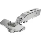 Charnière Sensys 8645i 110° nickelée à montage rapide Fix (Ø10x6mm), avec amortissement et avec fermeture automatique, pour port