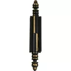 Universeel scharnier toe te passen n°1101 op rustieke vaas n°3 messing oud brons totale hoogte blad 50mm / pce