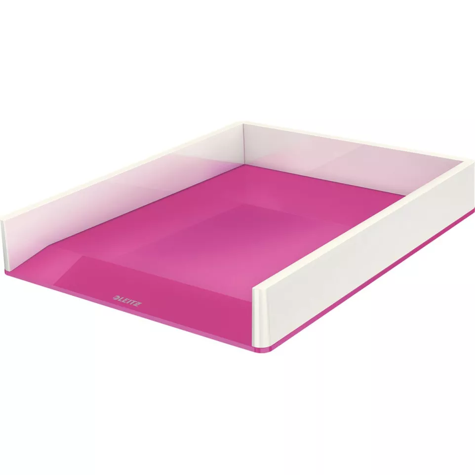 Leitz WOW Letter Tray Pink
