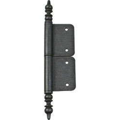 Rustic Mortise Hinge No. 6 with No. 3 Cup Cemented Patinated Steel Varnished Blade Height 100mm per piece