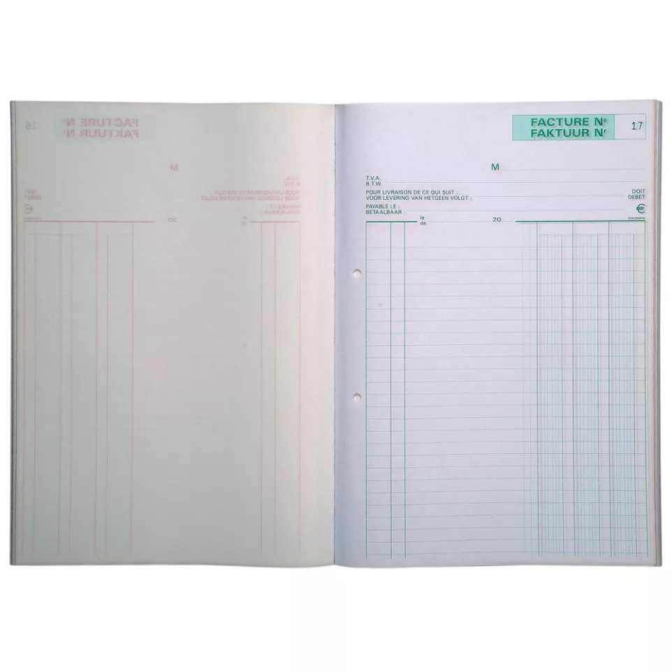 Exacompta Invoice Book, A4 29.7x21...