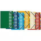 Exacompta trieur-classeur Harmonika, 12 compartiments    couleurs assorties