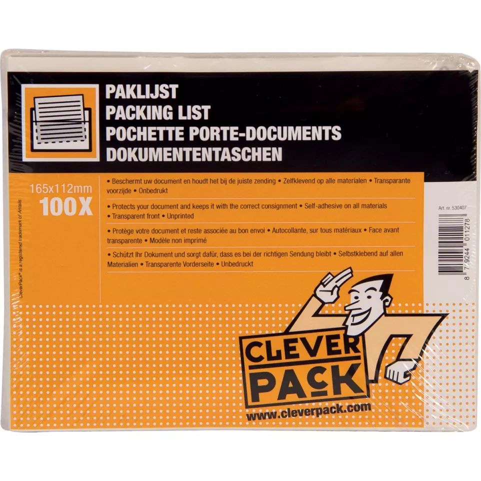Cleverpack documenthouder, onbedrukt,...