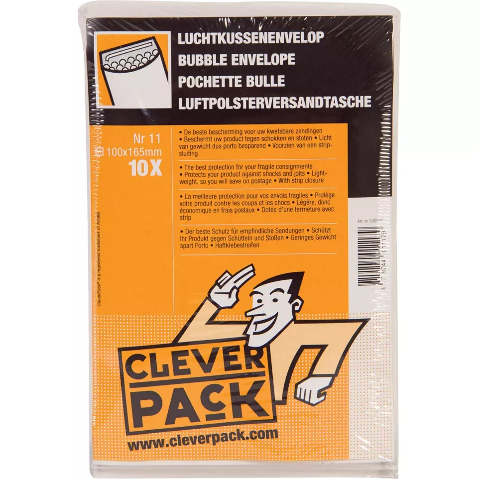 Cleverpack bubble mailers 100 x 165...