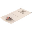 Cleverpack bubble mailers 100 x 165 mm with adhesive strip white pack of 10 pieces