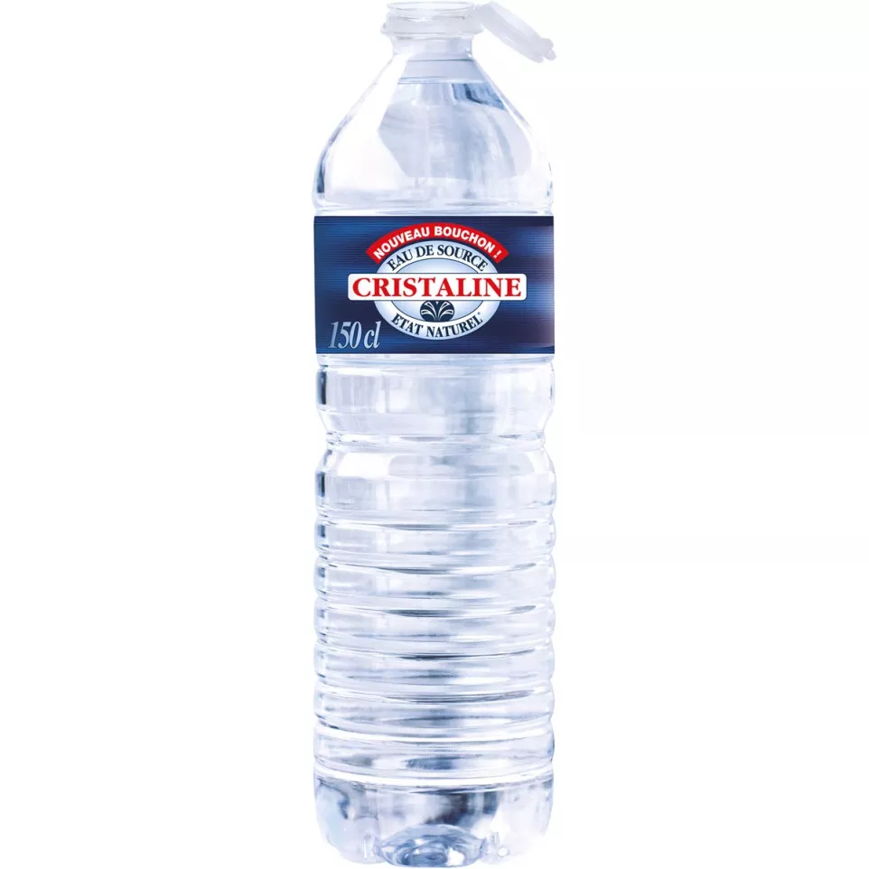 Cristaline eau, bouteille de 1,5...
