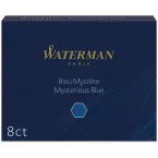 Waterman inktpatronen Standard blauw-zwart, pak van 8 stuks