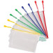 Tarifold pochette à zip, ft A5, paquet de 8 pièces en couleurs assorties