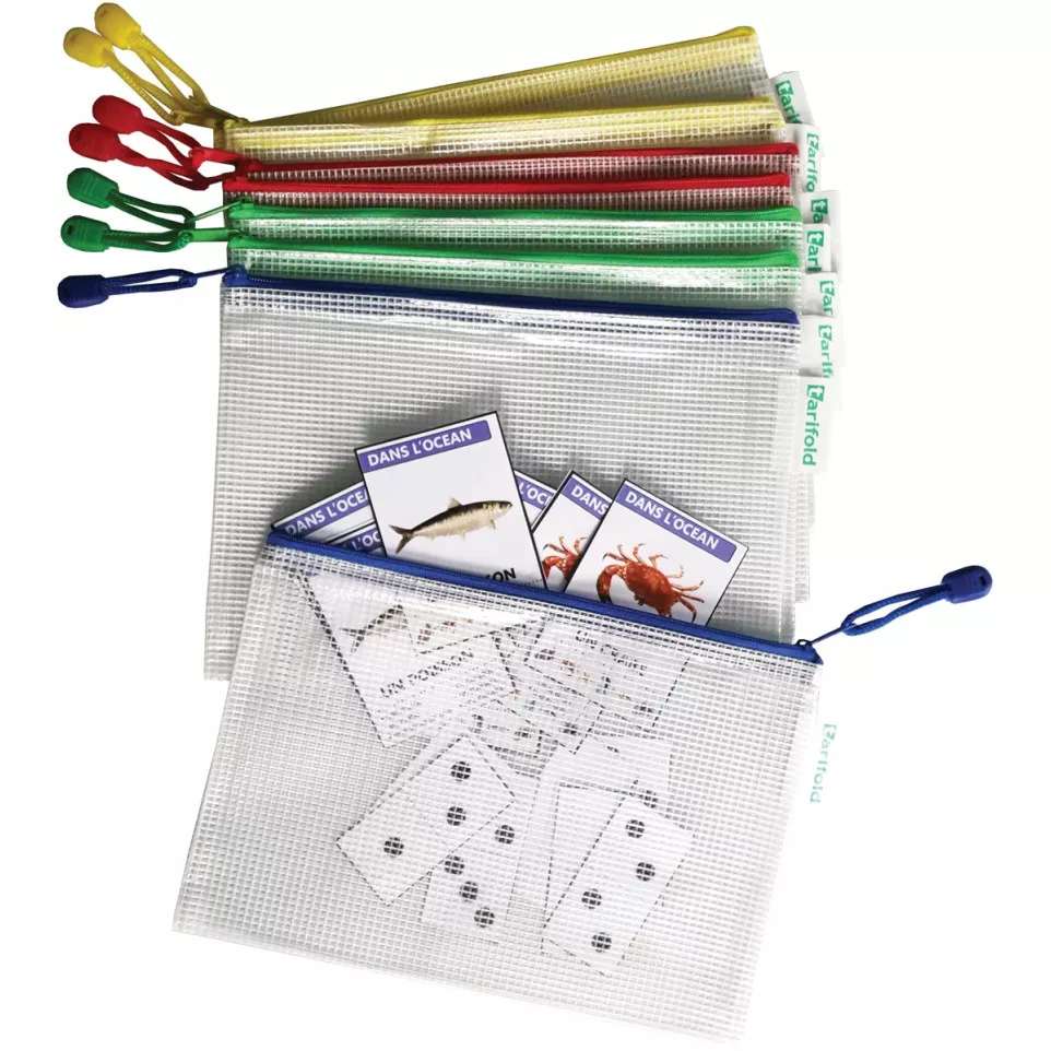 Tarifold pochette à zip, ft A5,...
