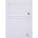 Exacompta pochette coin à fenêtre Forever, paquet de 100 pièces, blanc
