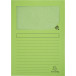 Exacompta L-map met venster Forever, pak van 100 stuks, lichtgroen