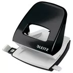 Leitz NeXXt Series WOW Office Hole Punch, 30 Sheets, Black, Blister Pack