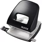 Leitz Style 2-Hole Punch, 30 Sheets, Black