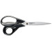 Maped ciseaux Advanced, ft 21 cm, droite, bouts pointus, inox, noir, blister de 1 pièce
