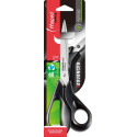 Maped ciseaux Advanced, ft 21 cm, droite, bouts pointus, inox, noir, blister de 1 pièce