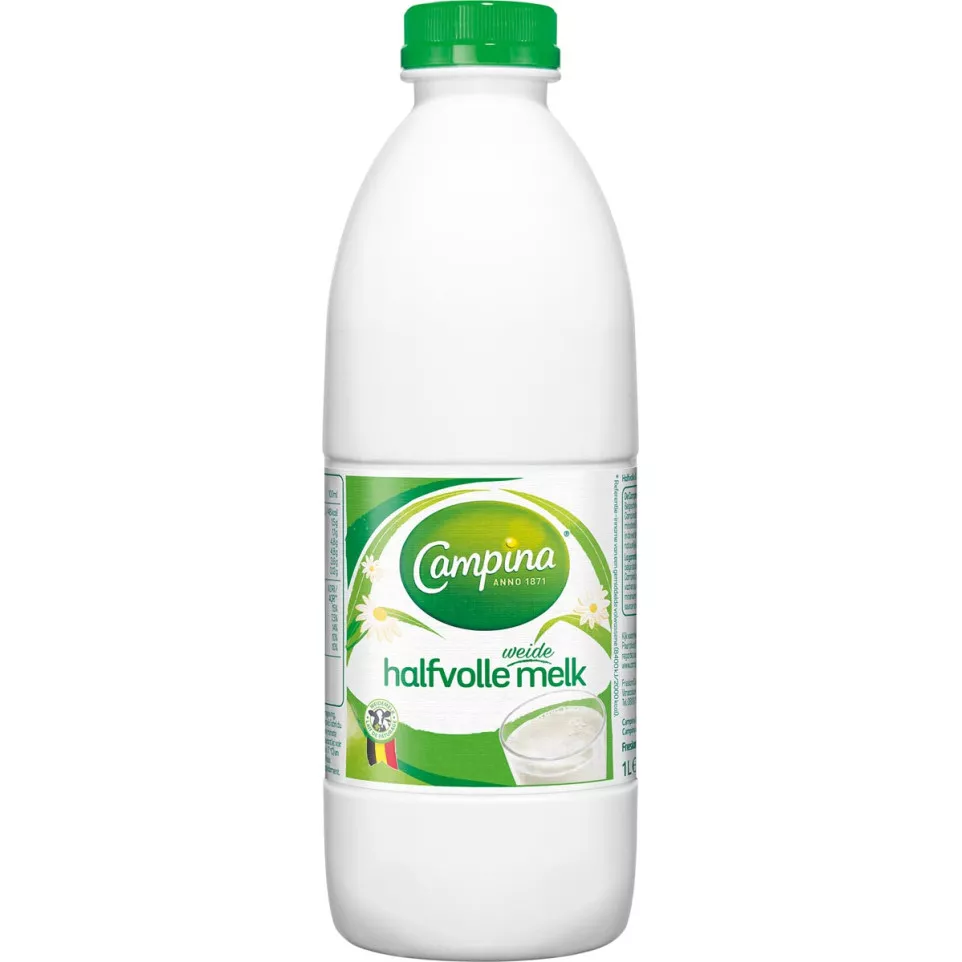 Campina semi-skimmed milk 1 liter...