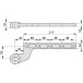 GEZE Lower Arm Single Action for TS 550 Wood and Metal / pc