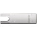 Plaque de finition Geze pour TS 550 NV inox / pce