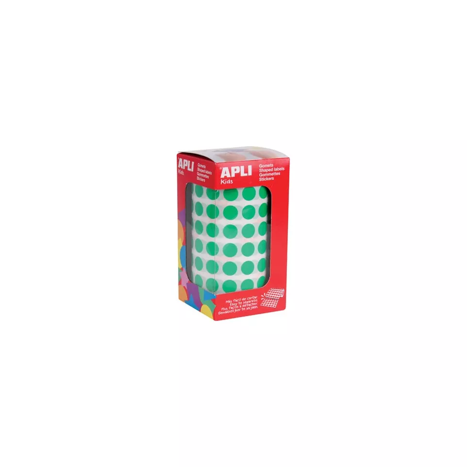 Apli Kids stickers op rol, cirkel...