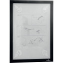 Durable Duraframe Wallpaper cadre autocollant, format A4, noir