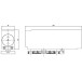 Dorint DFG895 kracht 5 hydraulische deurspil zonder spie / pce