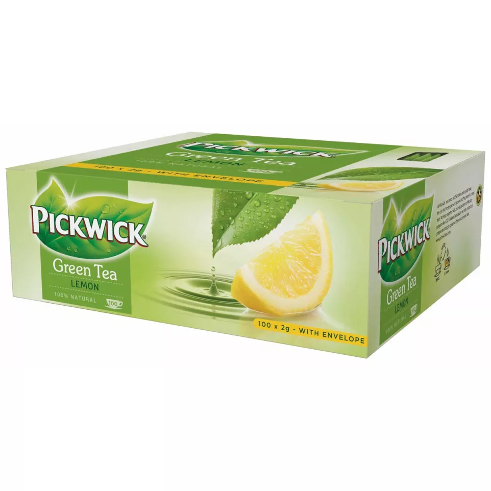 Pickwick Green Tea Lemon, Pack of 100...