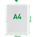 Leitz Premium A4 Pocket, 30% Pre-Consumer Recycled Plastic