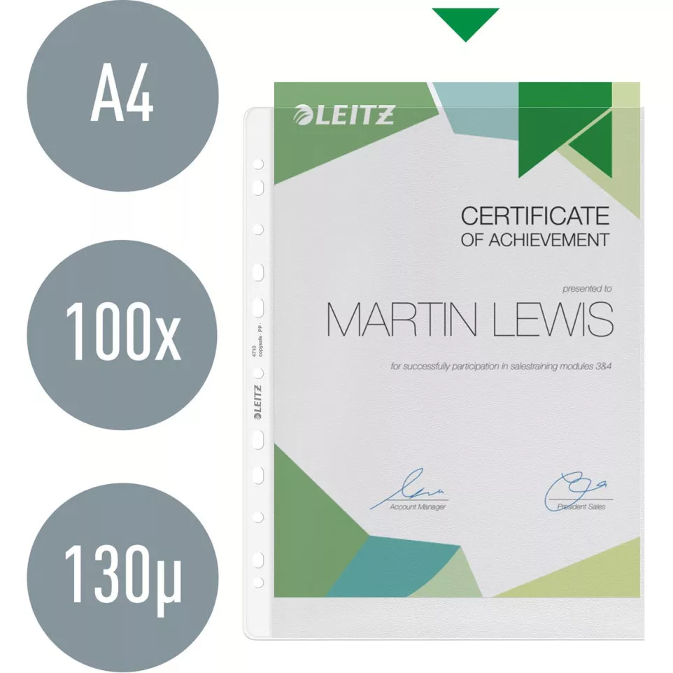 Leitz Premium A4 Pocket, 30%...