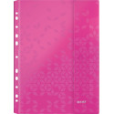 Leitz WOW A4 Punched Pocket, Polypropylene, Assorted Colours