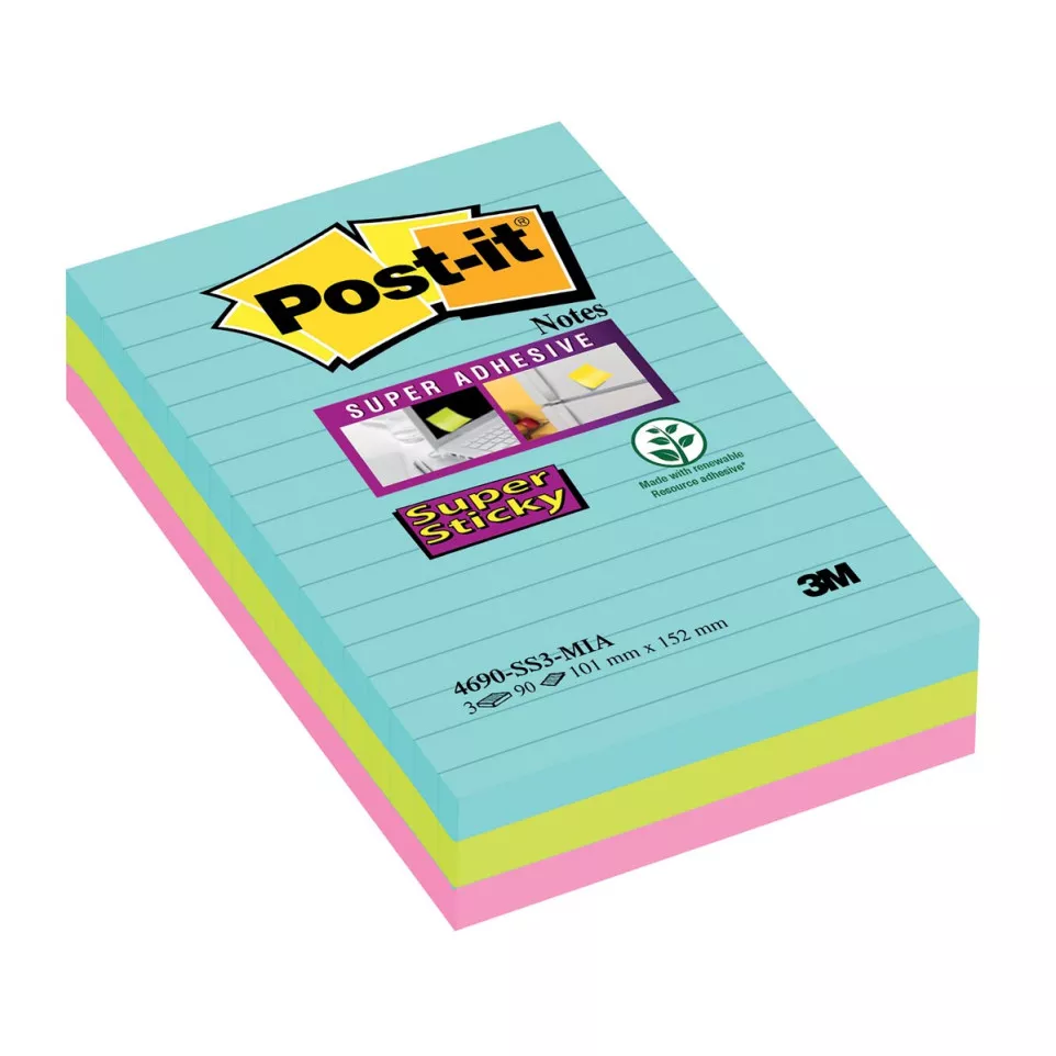 Post-it Super Sticky Notes XXL...