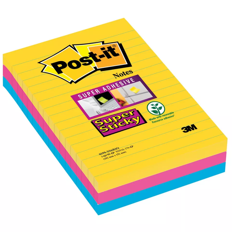 Post-it Super Sticky notes XXL...