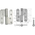 6mm dikke ring voor 304...