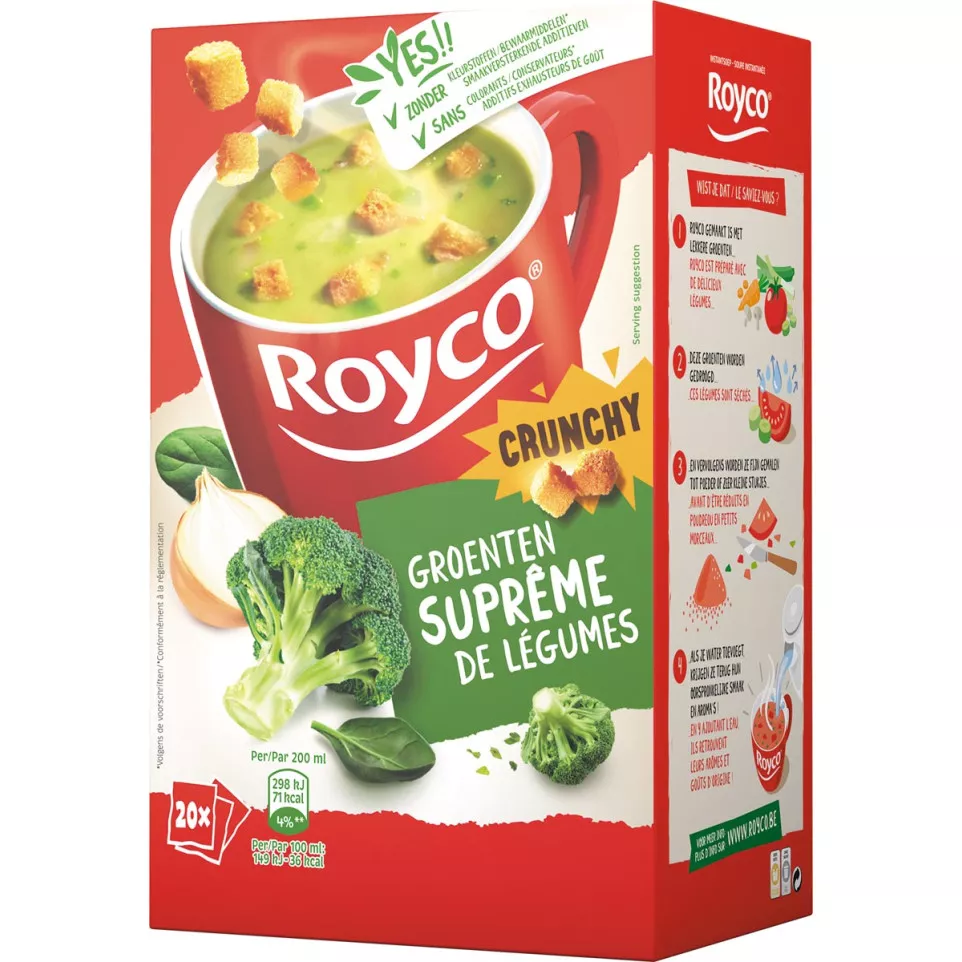 Royco Minute Soup suprême de légumes,...