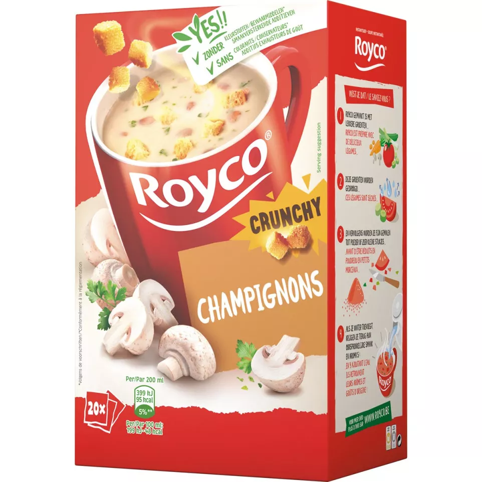 Royco Minute Soup champignons, paquet...