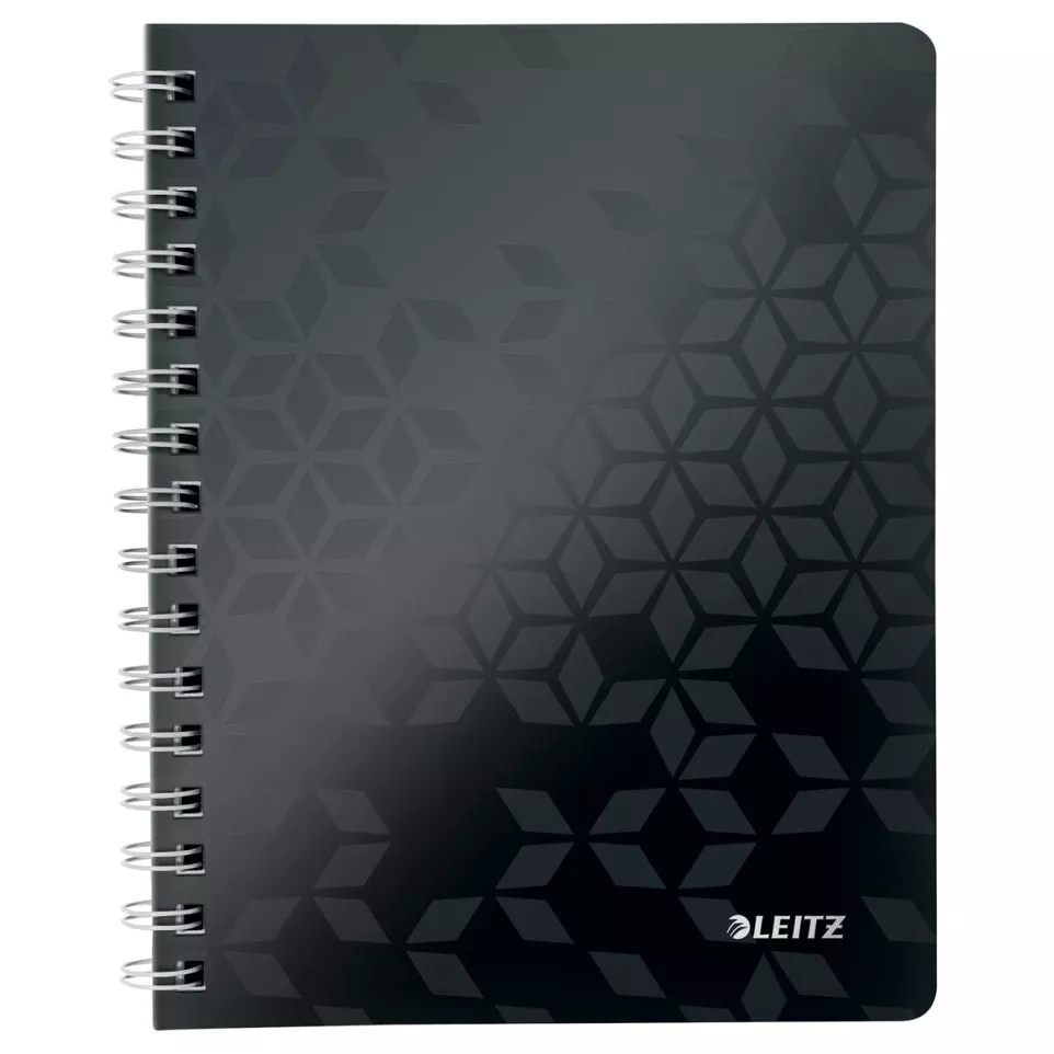 Leitz WOW Notebook A5 ruled black...