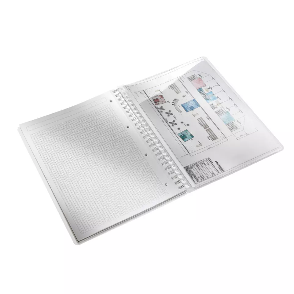 Leitz WOW schrift ft A4, geruit 5 mm,...