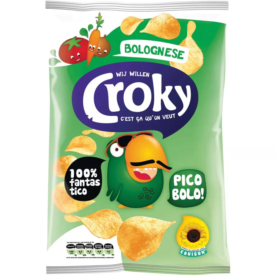 Croky Bolognese Potato Chips 100 g Bag