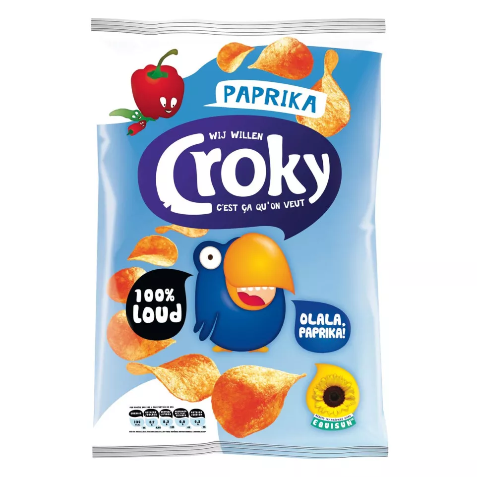 Croky Paprika Potato Chips 100g