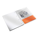 Leitz WOW schrift ft A4, gelijnd, roze
